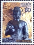 Stamps Japan -  Scott#2821g intercambio  1,40 usd 80 y. 2002