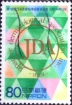 Stamps Japan -  Scott#2771 intercambio 0,40 usd 80 y. 2001
