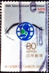 Stamps Japan -  Scott#2401 intercambio 0,40 usd 80 y. 1994
