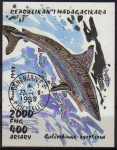 Stamps Madagascar -  MADAGASCAR 1993 Scott 1297 Sello Nuevo HB Tiburon Shark Galeorhinus zyopteru Matasellos de Favor Pre