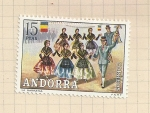 Stamps Andorra -  Costumbres populares