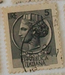 Stamps Italy -  Siracusana
