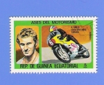 Stamps Equatorial Guinea -  ASES DEL  MOTORISMO