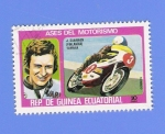 Stamps Equatorial Guinea -   ASES DEL  MOTORISMO