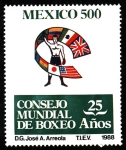 Stamps : America : Mexico :  Consejo mudial de boxeo