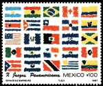 Sellos de America - M�xico -  X Juegos Panamericanos