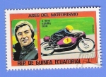 Sellos de Africa - Guinea Ecuatorial -  ASES  DEL  MOTORISMO