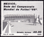 Stamps : America : Mexico :  México Sede del Campeonato Mundial de Futbol 86