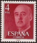 Stamps : Europe : Spain :  General Franco  1975  4 ptas
