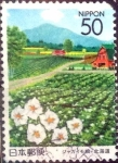 Stamps Japan -  Scott#Z423 intercambio 0,50 usd 50 y. 2000