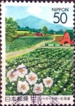 Stamps Japan -  Scott#Z423 intercambio 0,50 usd 50 y. 2000