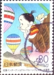 Stamps Japan -  Scott#Z443intercambio 0,75 usd 80 y. 2000