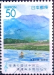 Stamps Japan -  Scott#Z453 intercambio 0,50 usd 50 y. 2000