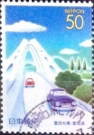 Stamps Japan -  Scott#Z506 intercambio 0,50 usd 50 y. 2001