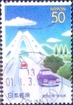 Stamps Japan -  Scott#Z506 intercambio 0,50 usd 50 y. 2001