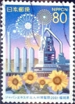 Stamps Japan -  Scott#Z508 intercambio 0,75 usd 80 y. 2001