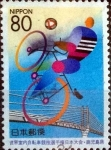 Stamps Japan -  Scott#Z522 intercambio 0,75 usd 80 y. 2001