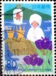 Stamps Japan -  Scott#Z598 intercambio 1,00 usd 80 y. 2003