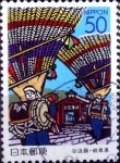 Stamps Japan -  Scott#Z518 intercambio 0,50 usd 50 y. 2001