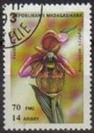 Stamps : Africa : Madagascar :  MADAGASCAR 1993 Michel 1572 Sello Serie Flores Orquideas