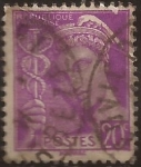 Sellos de Europa - Francia -  Mercurio  1938  20 cents