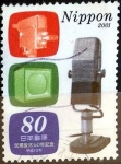Stamps Japan -  Scott#2800 intercambio 0,40 usd 80 y. 2001