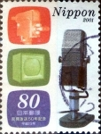 Stamps Japan -  Scott#2800 intercambio 0,40 usd 80 y. 2001