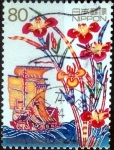 Stamps Japan -  Scott#2817 intercambio 0,95 usd 80 y. 2002