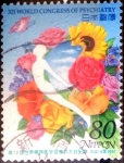 Stamps Japan -  Scott#2829 intercambio 1,00 usd 80 y. 2002