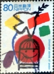 Stamps Japan -  Scott#2852e intercambio 1,00 usd 80 y. 2003