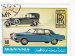 Stamps Bahrain -  coche de época Rolls Royce