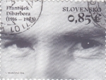 Stamps : Europe : Slovakia :  Frantisek Dibarbora- actor