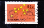 Stamps Netherlands -  ILUSTRACIÓN NIÑOS