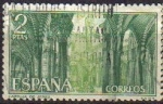 Stamps Spain -  ESPAÑA 1966 1762 Sello Cartuja Sta. Mª de la Defensión Jerez Claustro Gótico Usado