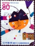 Stamps Japan -  Scott#2726c intercambio 0,40 usd 80 y. 2000
