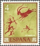 Stamps Spain -  ESPAÑA 1967 1787 Sello Nuevo Dia del Sello Homenaje al Pintor Desconocido Cueva Remigia Castellon