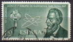 Stamps Spain -  España 1967 1790 Sello º VII Congreso Latino y I Europeo de Radiología en Barcelona Wilhelm Conrad T