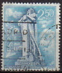 Stamps Spain -  ESPAÑA 1967 1805 Sello Turistica Monumento a Colon Huelva Usado