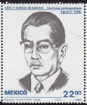 Stamps Mexico -  ARTE Y CIENCIA DE MÉXICO- Agutin Yañez