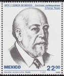Stamps America - Mexico -  ARTE Y CIENCIA DE MÉXICO-Alfonso Reyes