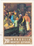 Sellos de Asia - Mongolia -  pintura