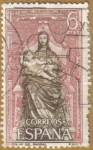 Sellos de Europa - Espa�a -  Monasterio de Santa Maria del Parral, La Virgen y el Niño
