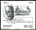 Stamps Mexico -  Victor Hugo