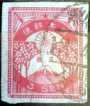Sellos de Asia - Jap�n -  Scott#182 intercambio, 0,80 usd 3 s, 1923