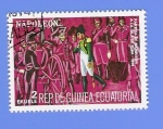 Stamps Equatorial Guinea -  PARTIDA  DE  NAPOLEON  A  LA  ISLA  DE  ELBA  1814