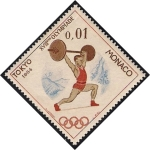 Stamps Europe - Monaco -  Levantador de pesas