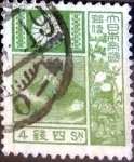 Stamps Japan -  Scott#242 intercambio, 0,20 usd 4 s, 1937