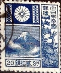 Stamps Japan -  Scott#175 intercambio, 0,50 usd 20 s, 1922