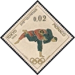 Stamps : Europe : Monaco :  Judo