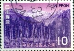 Stamps Japan -  Scott#1120 intercambio, 0,20 usd 20 y, 1972